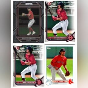 Marcelo Mayer ⚾ MLB Baseball Trading Cards Lot 🔥 Boston Red Sox
